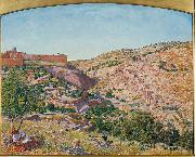 Jerusalem and the Valley of Jehoshaphat from the Hill of Evil Counsel Thomas Seddon